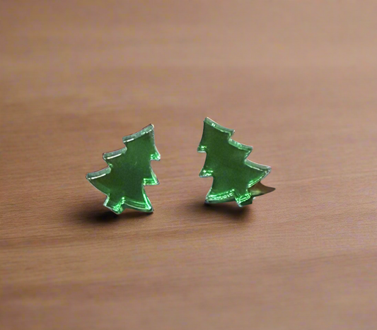 Small Christmas Tree Earring